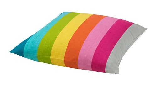 Ikea Skarum rainbow pillow