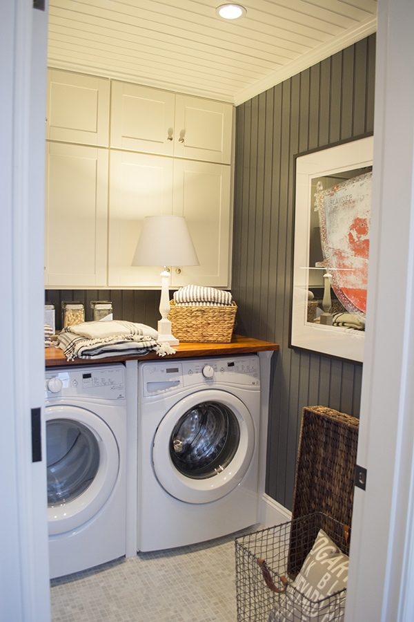 Laundry room in the 2015 HGTV dream home on Martha's Vineyard - Cuckoo4Design