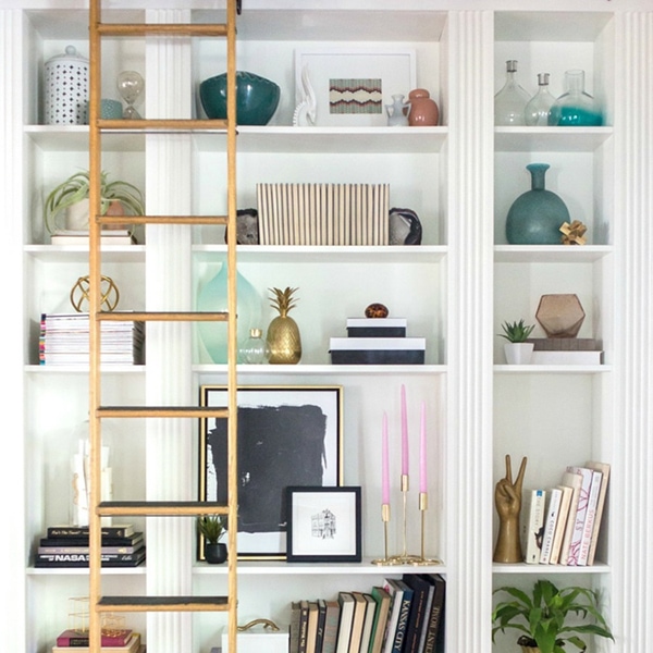 How to style a bookshelf