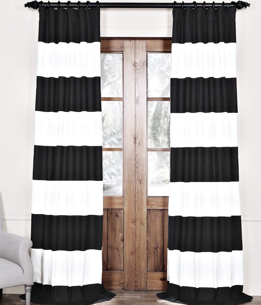My favorite black and white curtains Cuckoo4Design