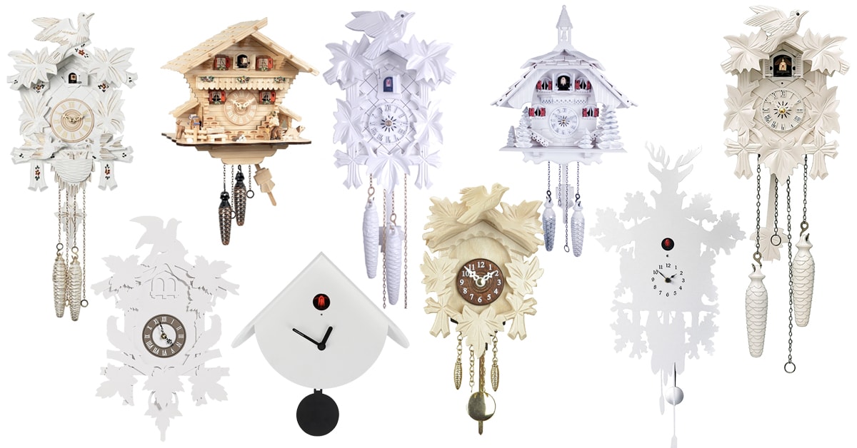 Friday favorites light colored cuckoo clocks cuckoo4design