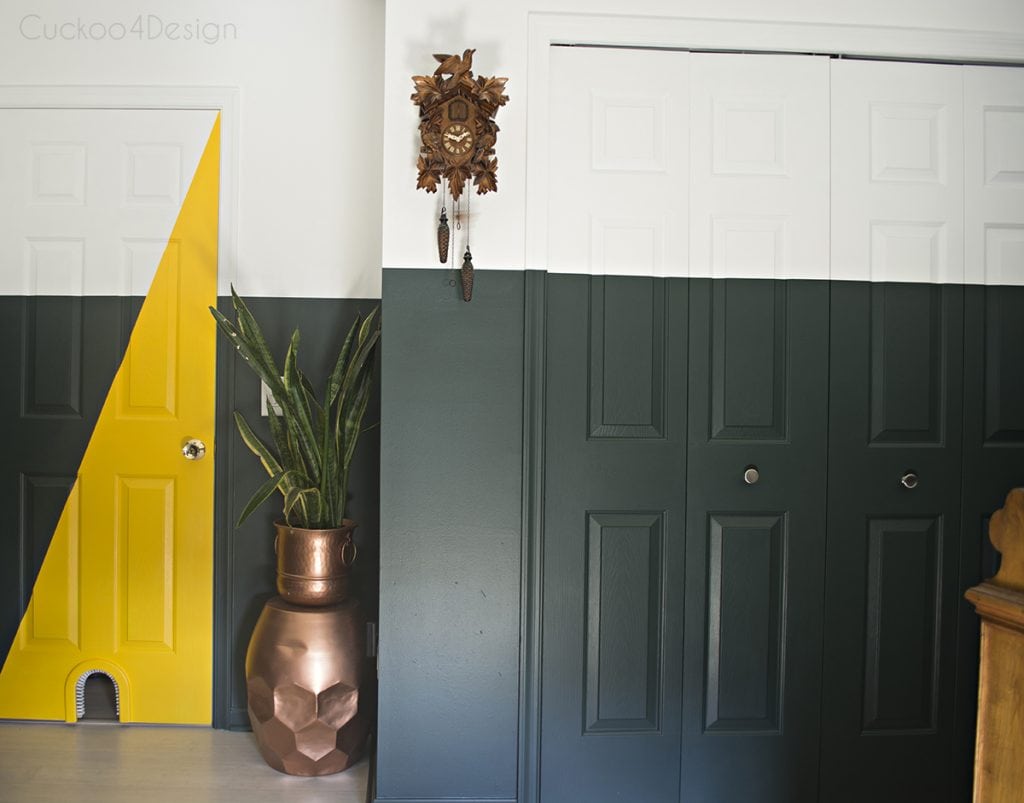 sophisticated boys room with dark green walls - Cuckoo4Design