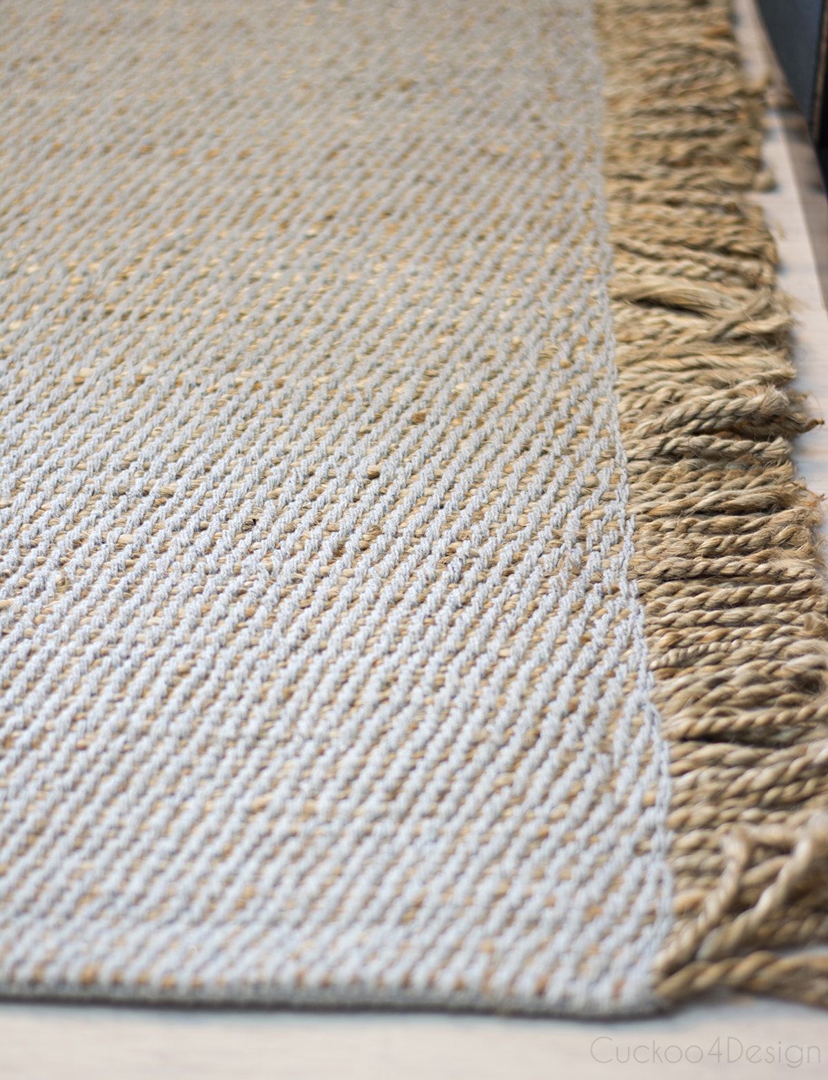 close up view of rug texture
