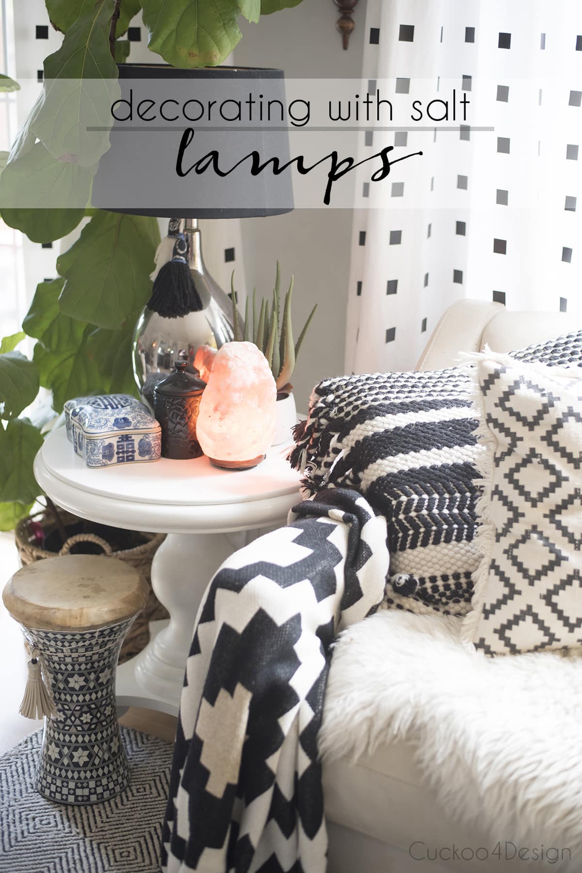 decorating your home with salt lamps
