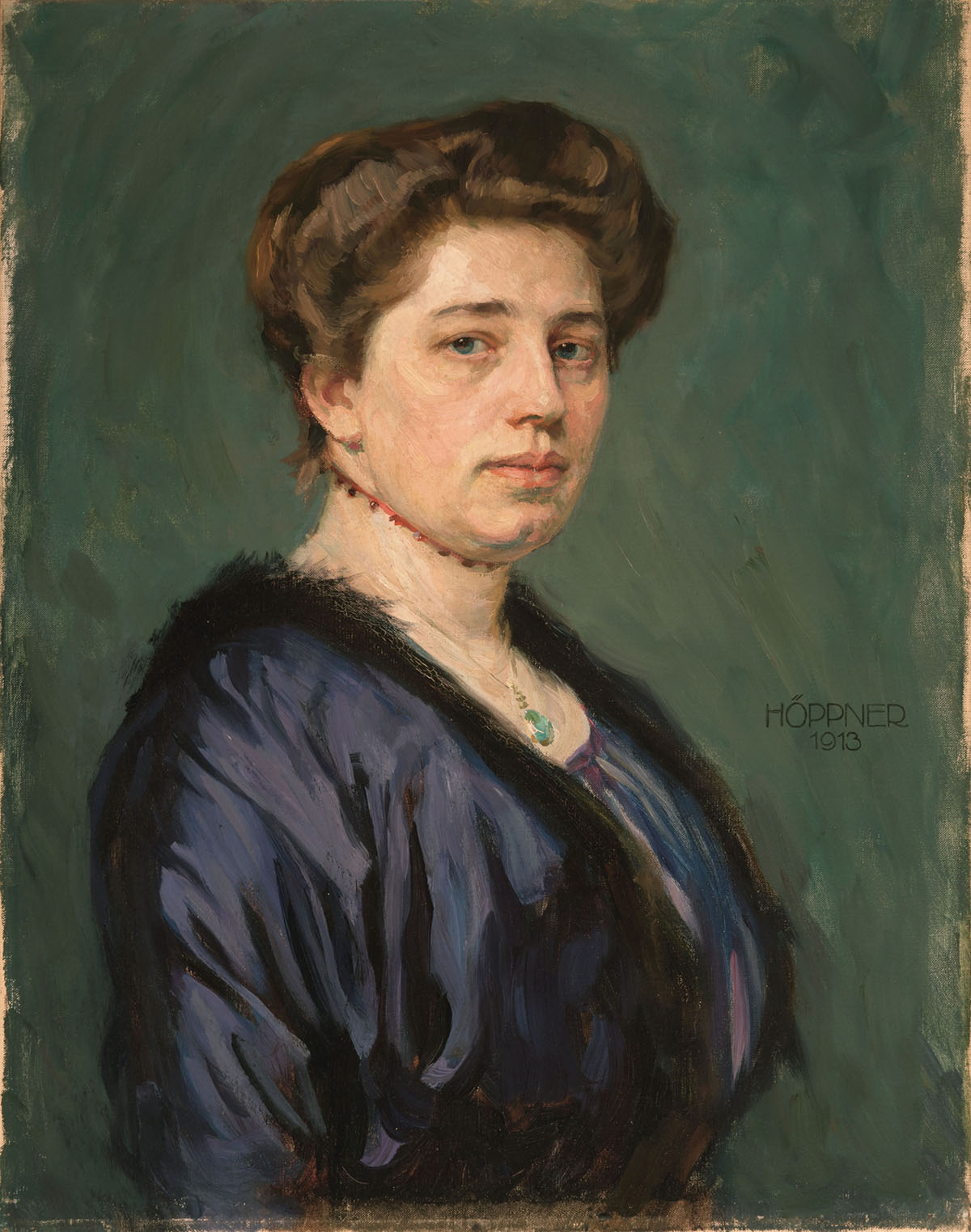 Margarete Schlieben Kaufmann painted by Höppner 1913