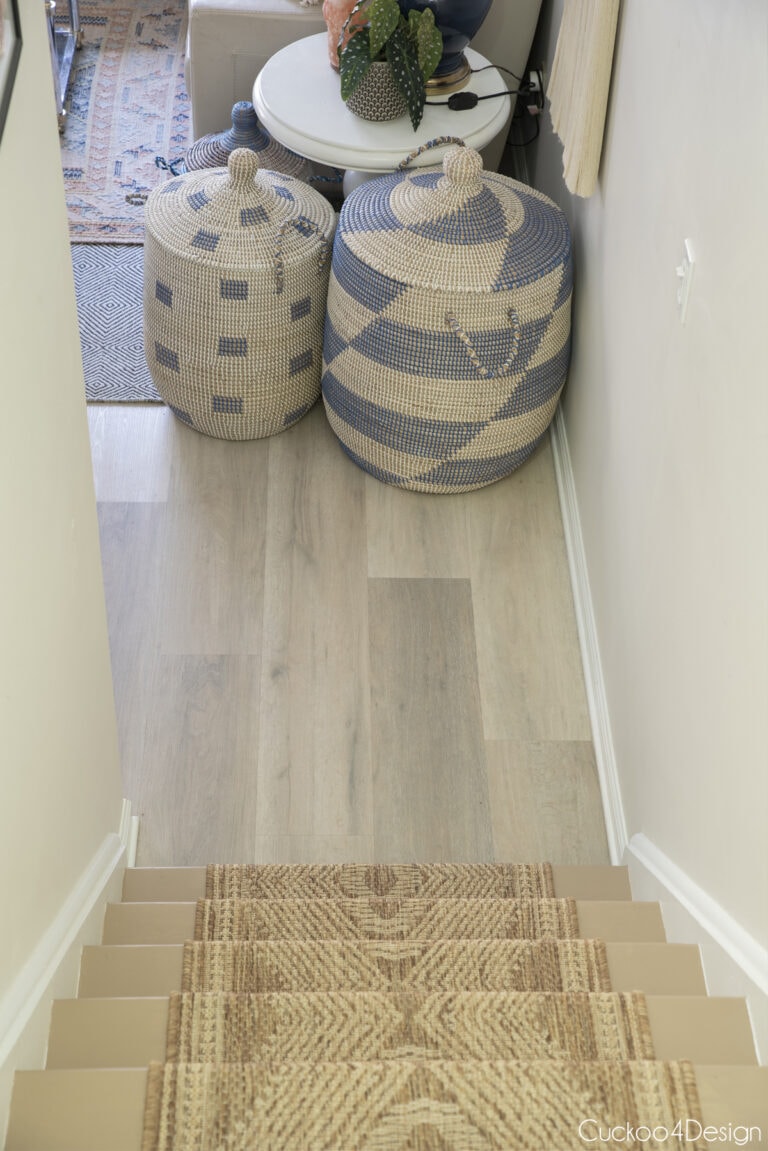 How to install a carpet runner on stairs - Cuckoo4Design