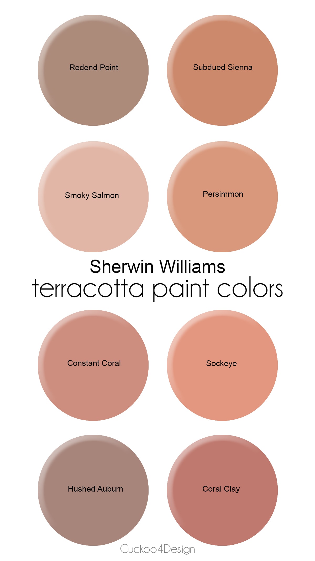 Sherwin Williams best terracotta paint colors
