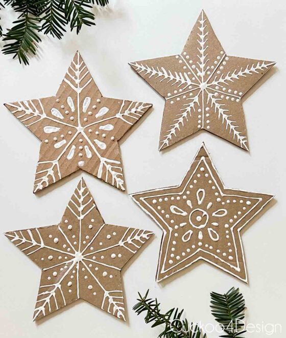 Easy no bake DIY gingerbread ornaments (templates included) - Cuckoo4Design