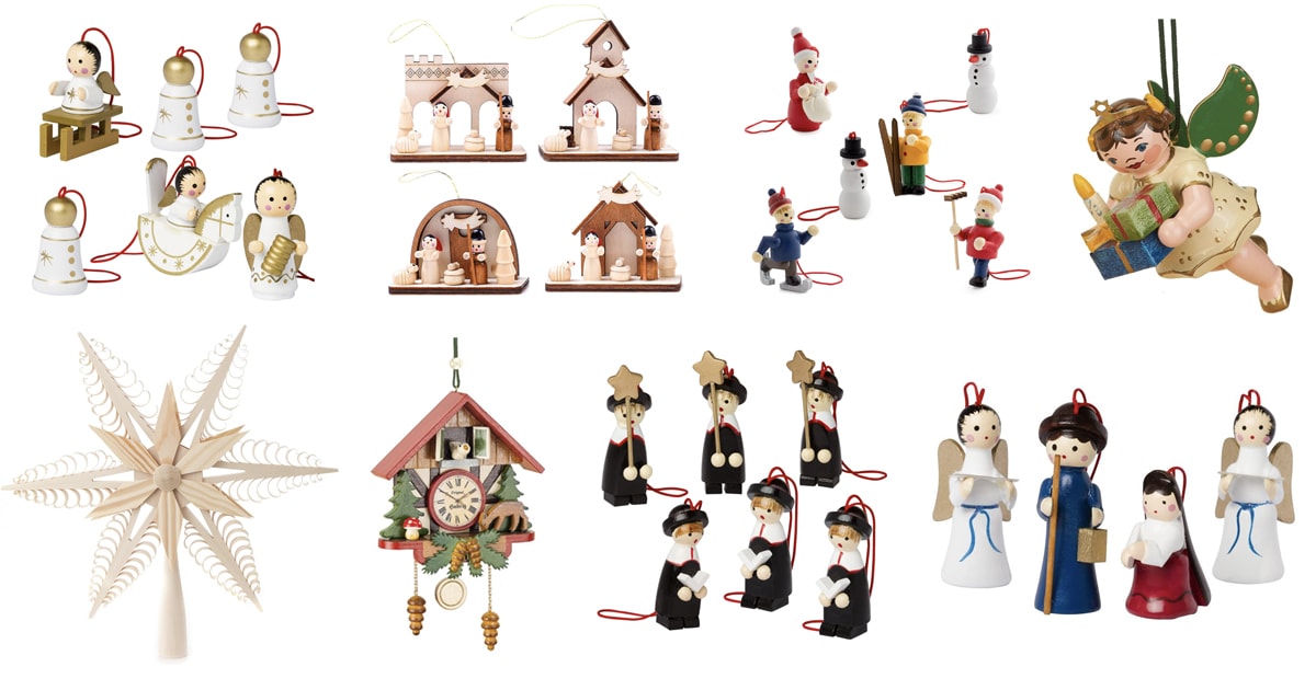 My favorite German wooden Christmas ornaments
