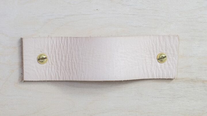 How to Make DIY Leather Drawer Pulls for Any Cabinet or Dresser -  Cuckoo4Design