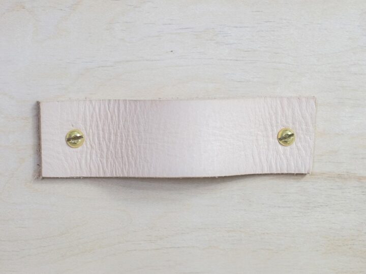 chinese dress ladies Leather Cabinet Pull - Drawer Handle - WIDE Rounded main image 0