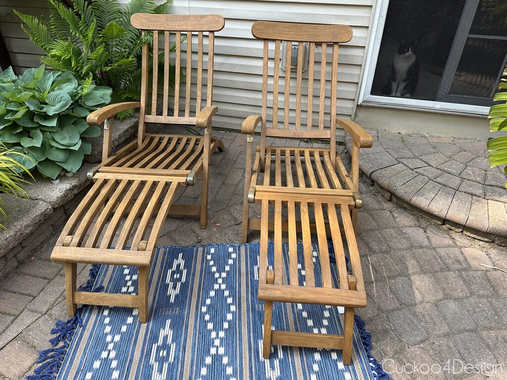 The best method to restore teak outdoor furniture - Cuckoo4Design