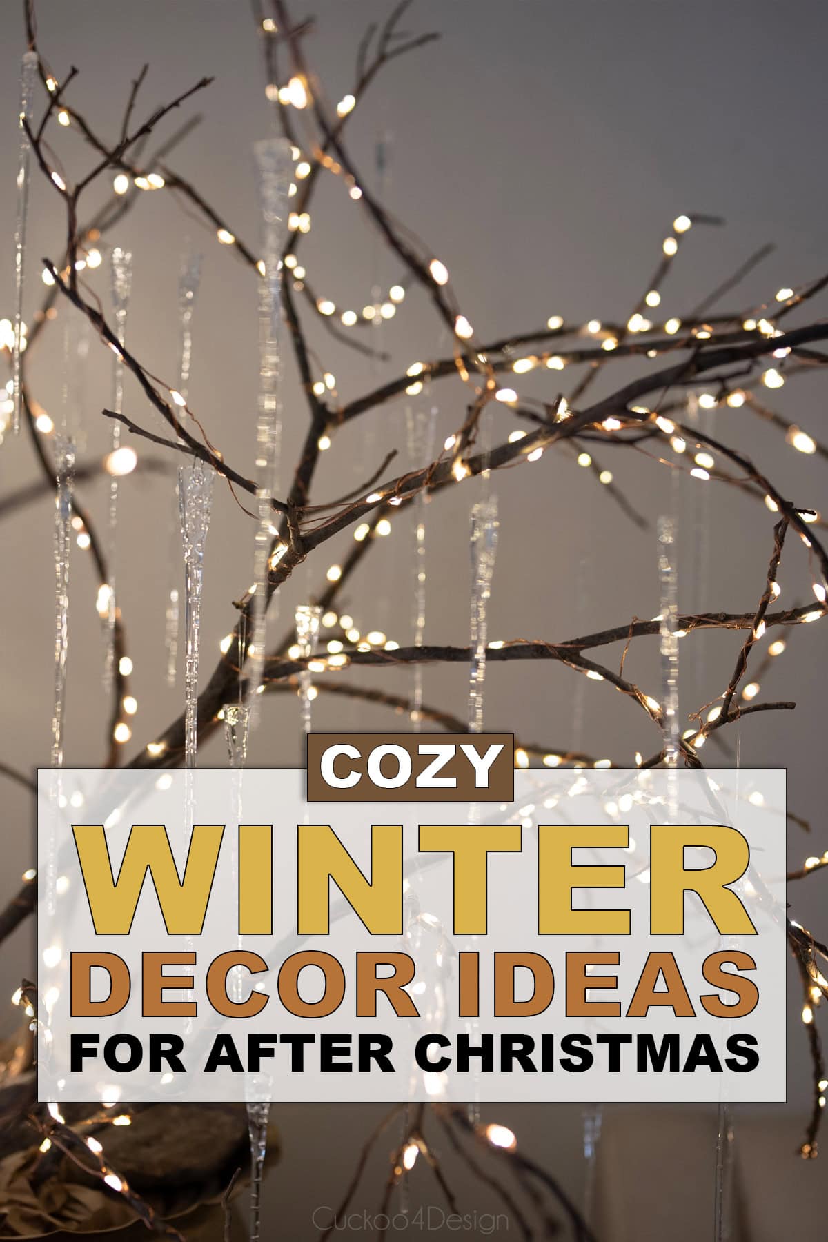 cosy winter decor ideas after Christmas