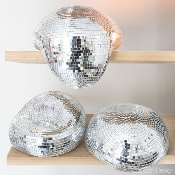 DIY Melted Disco Ball Tutorial