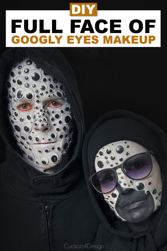 DIY Full Face Of Googly Eyes Makeup Cuckoo4Design DIY Full Face Of Googly Eyes Makeup Cuckoo4Design