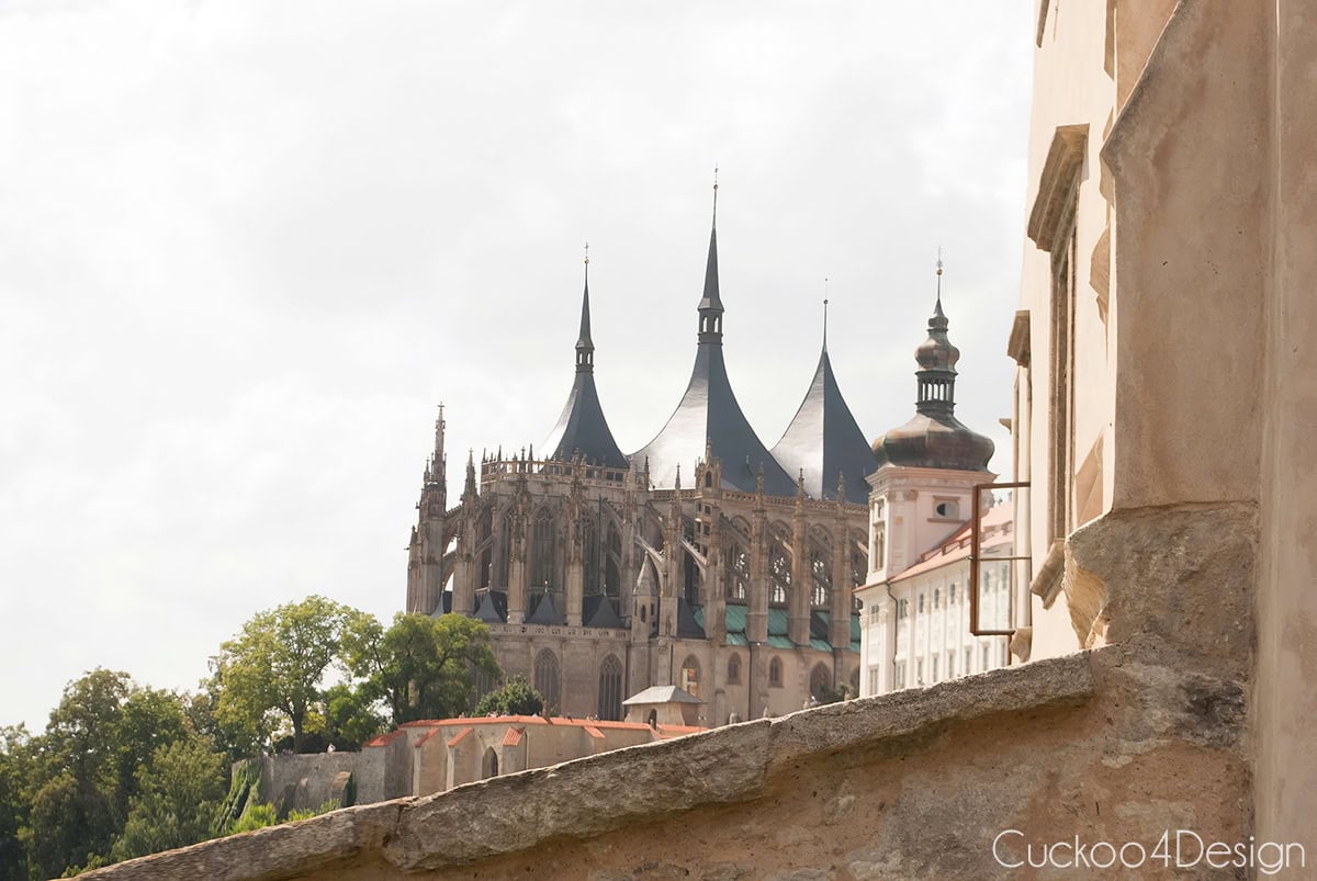 St. Barbara’s Church and the Jesuit College on the hill above Kutná Hora